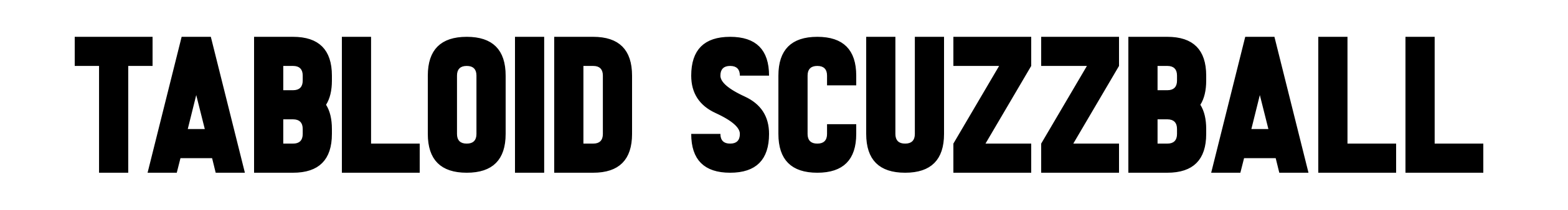 Tabloid Scuzzball